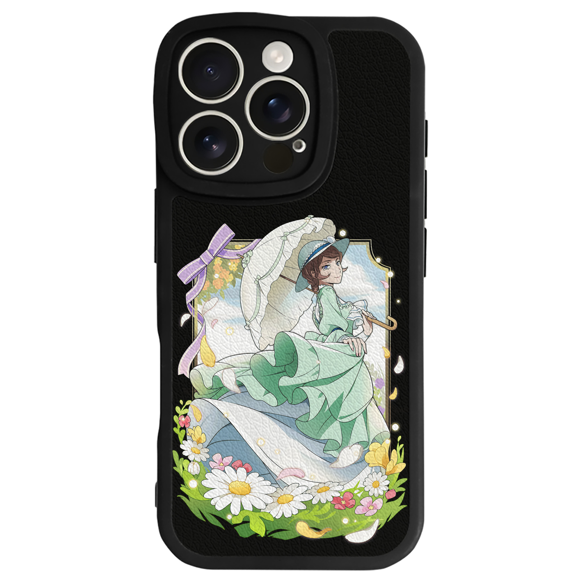 （画像用） 文豪ストレイドッグス Bungo Stray Dogs 【iPhone 16シリーズ対応】シリコンスマホケース（レザー調） 材質：シリコン